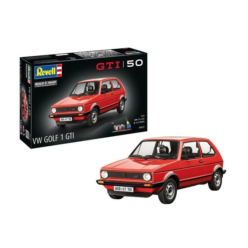 Model Plastikowy Samochód Vw Golf1 Gti 50 Years 1:24