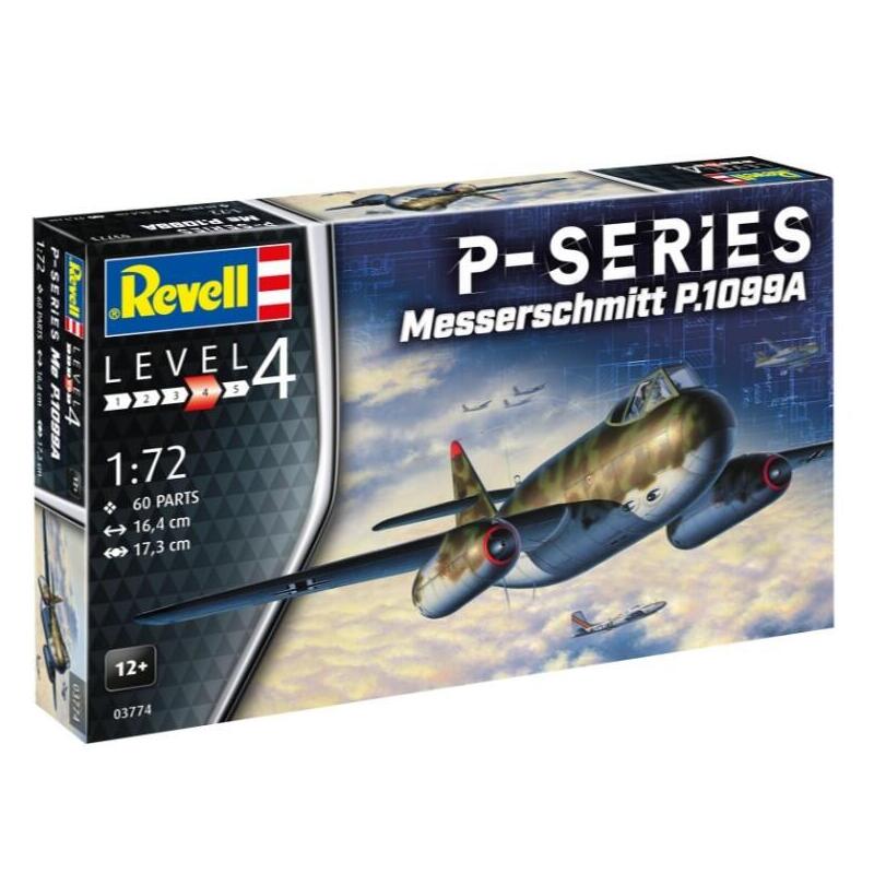 Model Plastikowy Samolot Messerschmitt P.1099a-P-Ser 1/72