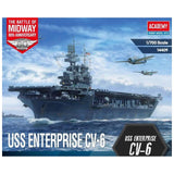 Model Plastikowy Statek Uss Cv-6 Enterprise Battle Of Midway