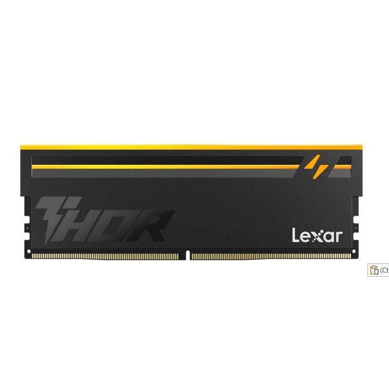 Módulo De Memoria 16go Dimm Ddr5 Lexar Thor Rgb 2ème Génération 6000mhz (Negro)