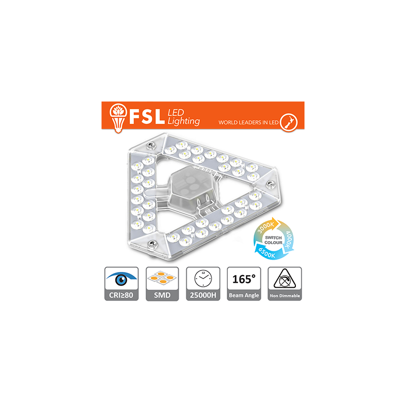 Módulo Led Magnético 25w 2200lm 3/4/5.7k Ø203