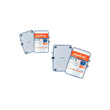 Molin Pizarra Blanca Magnética Doble Cara Blanca/Cuadriculada 16,5x21cm + Rotulador