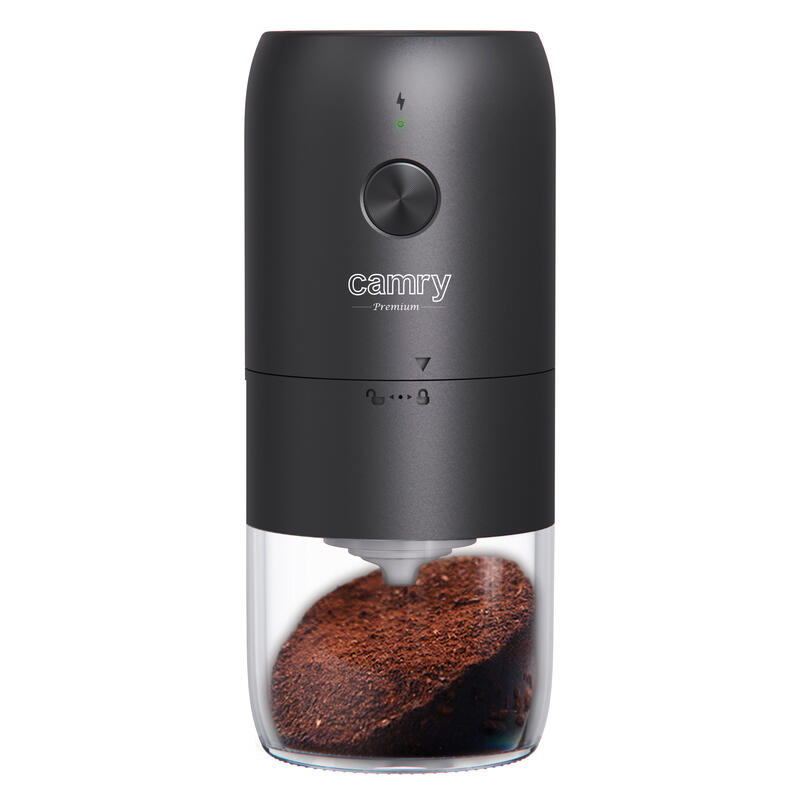 Molinillo De Café Eléctrico Usb Inalámbrico Camry Cr 4302, Negro