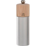 Molinillo De Sal Madera/Aluminio Peugeot Line 18 Cm Natural