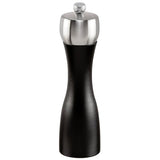 Molinillo De Sal Peugeot Fidji Madera De Haya Negro Mate 20 Cm