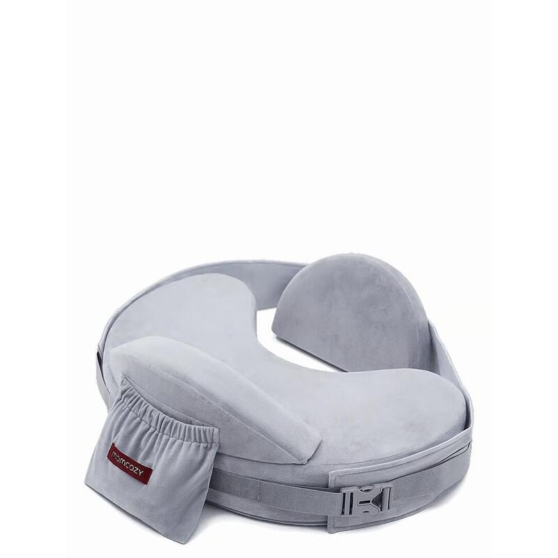 Momcozy: Almohada Exclusiva Para La Lactancia De Espuma Viscoelástica, Gris