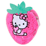 Monedero Peluche Fresa Hello Kitty