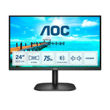Monitor Aoc 23.8" 24b2xdam Negro Vga/Hdmi/Dvi/1920x1080/75hz/Vesa 100x100/4ms 24b2xdam