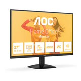 Monitor Aoc 27" Q27b35e Ips 2560x1440 16:9 300cd M2 1ms Hdmi Usb Headphone Out
