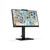 Monitor Lenovo 21.5 Hdmi Vga Dp T22v-20 Con Webcam Fhd 1920x1080 Regulable En Altura Y Pivotante (Vertical)