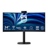 Monitor Philips 3000 Series 34b2u3600ch/00  34" 3440 X 1440 Pixeles Wide Quad Hd Lcd Negro