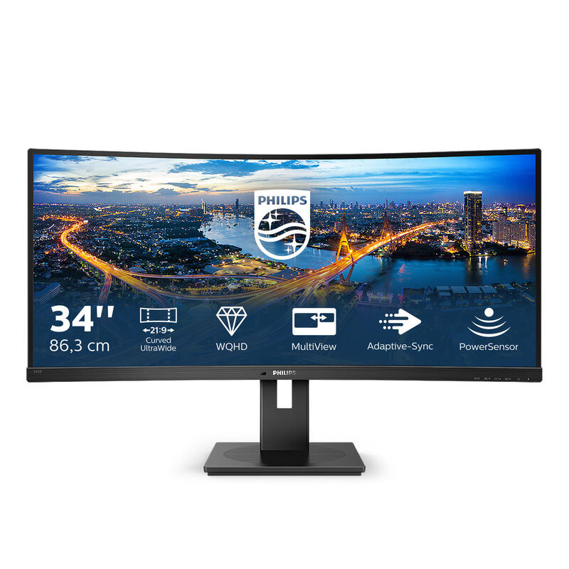 Monitor Philips 345b1c/00 31,5'' Panel Va, 3440x1440 100hz, Dp/Hdmix2/Usb
