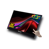 Monitor Portátil Táctil Verbatim Pmt-17-4k 17.3' 4k Negro