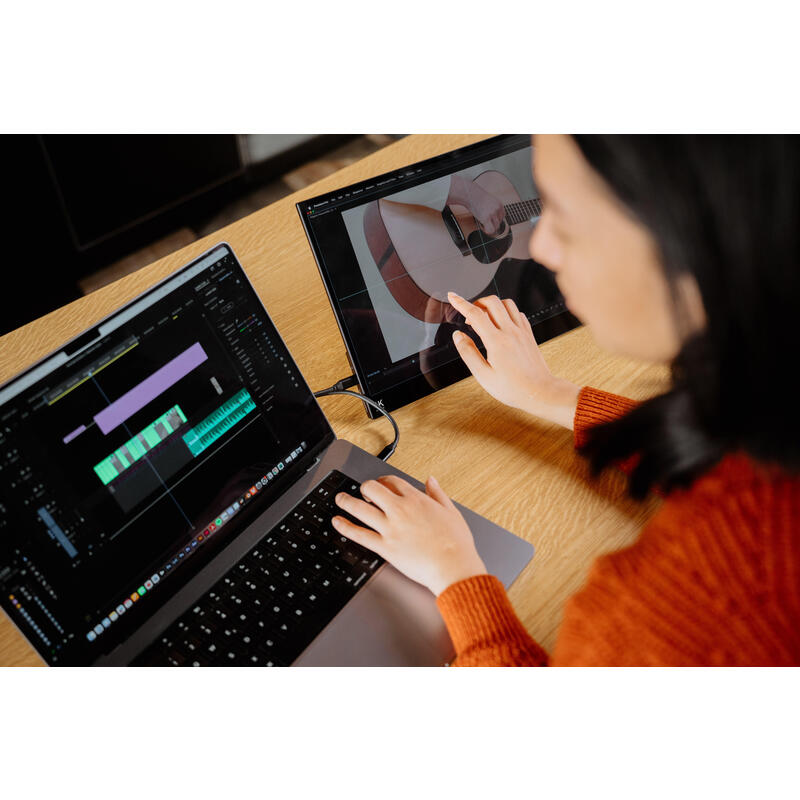 Monitor Portátil Táctil Verbatim Pmt-17-4k 17.3' 4k Negro