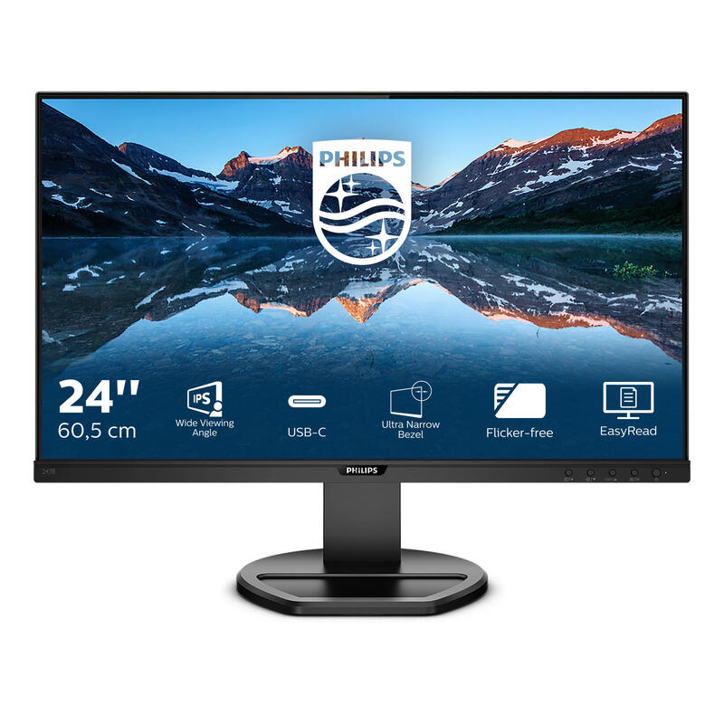 Monitor Profesional Philips 243b9 23.8' Full Hd Multimedia Negro