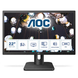 Monitor Reacondicionado Aoc 21.5" 22e1q Led 1920 X 1080 Full Hd 1080p Hdmi Dvi Vga  Conexiones De Audio   Sin Peana