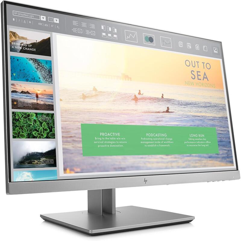 Monitor Reacondicionado Hp 23.8" E233 Hdmi Vga Displayport Fhd Usb3.0 5ms 250cd/M2 18w Taras Esteticas 1 Año De Garantia