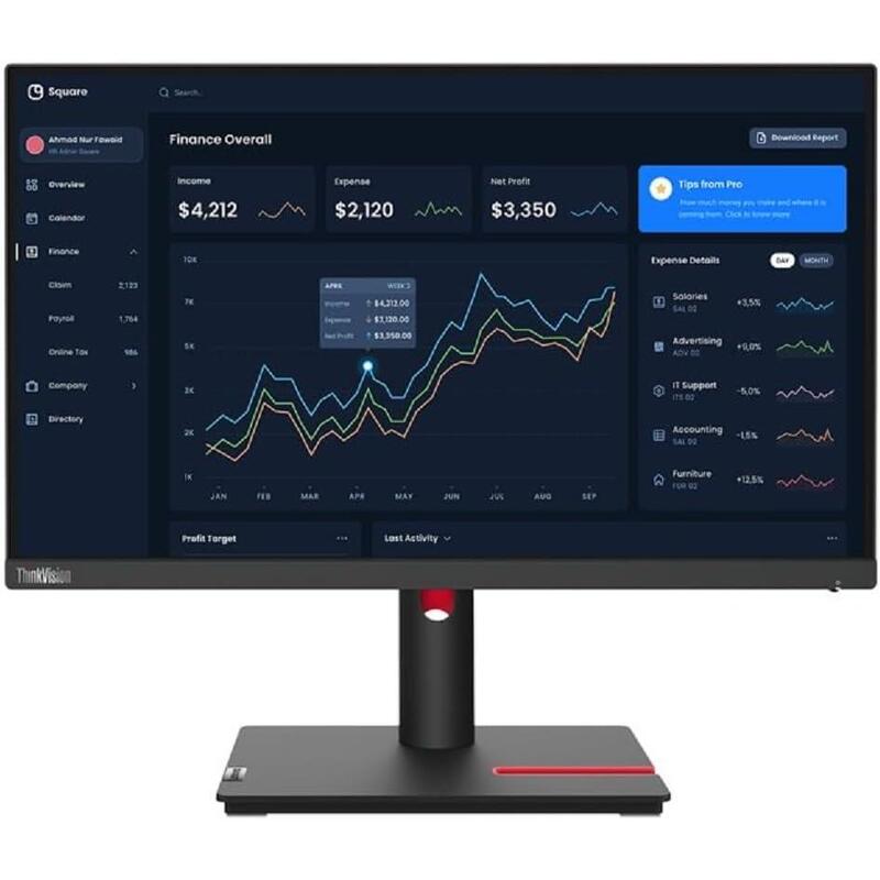 Monitor Reacondicionado Thinkvision T22i-30 21,5" Fhd Ips Fhd Hdmi 1 Año De Garantia   63b0mat6eu