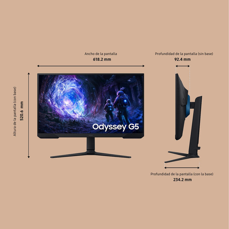 Monitor Samsung Led 27" Ls27fg510euxen 180hz