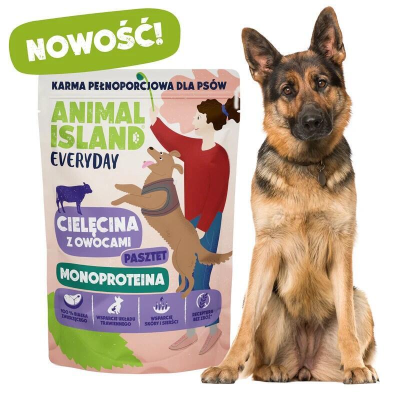 Animal Island Monoproteinowa Cielecina Pies 300g