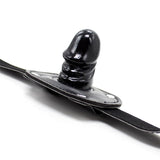 Mordaza Con Candado Forma De Pene Pequeño Negro