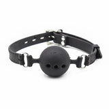 Mordaza De Bola Transpirable De Silicona 4,5 Cm Talla M Negro