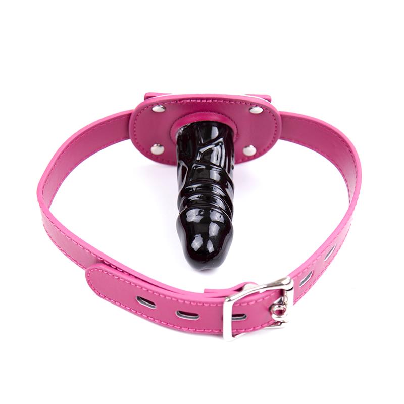 Mordaza De Dildo Ajustable 46-58 Cm - Dildo: 10 Cm