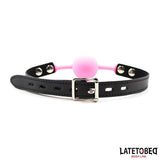 Mordaza Bola Silicona Rosa