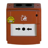 Morley M5a-Rp06ff-K013-41 Pulsador De Alarma Direccionable Rearmable Con Aislador.