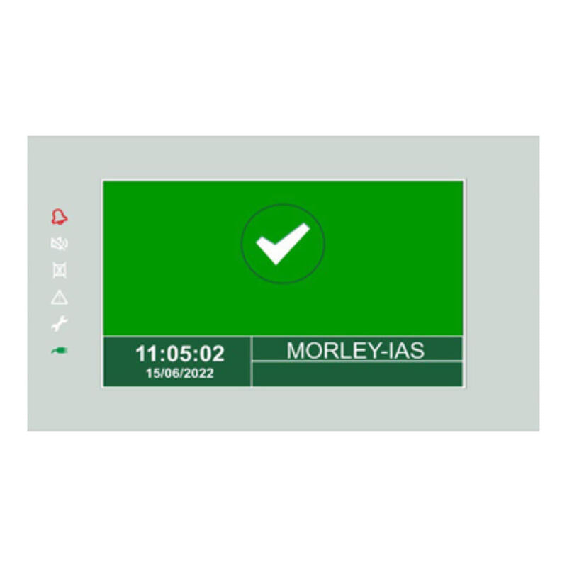 Morley Ma-Lcd7 Repetidor De Panel De Control Max De 7". Configurable Como Indicación/Zonas