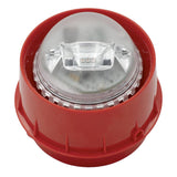 Morley Wsf-Rr-Rf Sirena Con Flash Rojo Vía Radio En Red Mesh De Agile. Incluye 4 Pilas Cr123a. Color Rojo