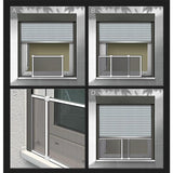 Mosquitera Con Marco Extensible Blanco Medidas: 50x75-142cm