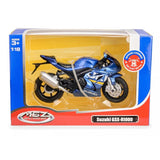Motocykl Msz 1:18 Suzuki Gsx-R1000 Azul
