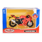 Motocykl Msz 1:18 Suzuki Gsx-R1000 Czerwony