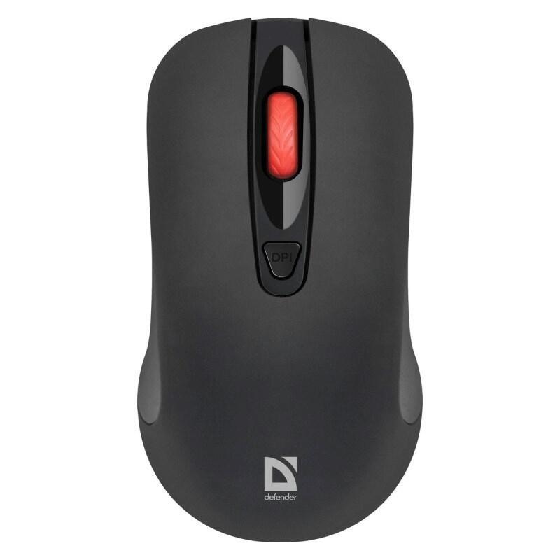 Mouse Defender Nexus Ms-195 Rf Silent Black