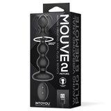 Mouve Plug Anal Con Waving Y Vibración Con Control Remoto 2 Motores