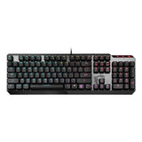 Msi Vigor Gk50 Low Profile Teclado Usb Qwerty Inglés De Ee. Uu. Negro, Metálico