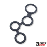 Multi-Anillo Para El Pene Silicona 47 Mm