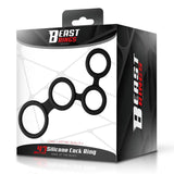 Multi-Anillo Para El Pene Silicona 47 Mm