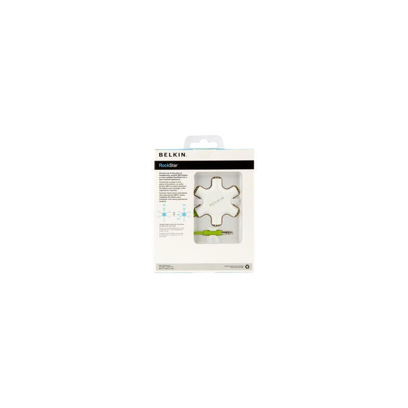 Multi Headphon Split 5 X 3,5mm F8z274bt, Green,White, 1x