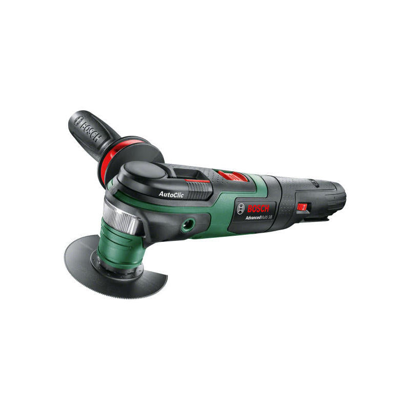 Multifunción Bosch Bricolaje Y Jardín A Batería Advancedmulti 18 Solo, 18 Voltios Verde/Negro, Sin Batería Ni Cargador, Power For All Alliance 603104000