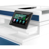 Multifunción Láser Color Hp Laserjet Pro 4302fdw Wifi Fax Dúplex Blanca Y Azul
