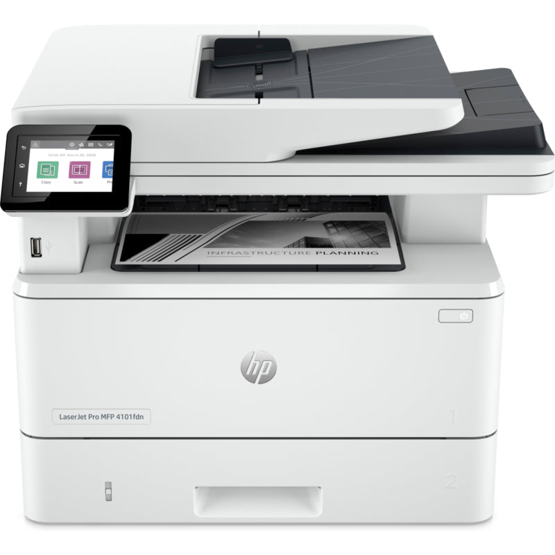 Multifunción Láser Monocromo Hp Laserjet Pro 4102fdwe Wifi Fax Dúplex Blanca