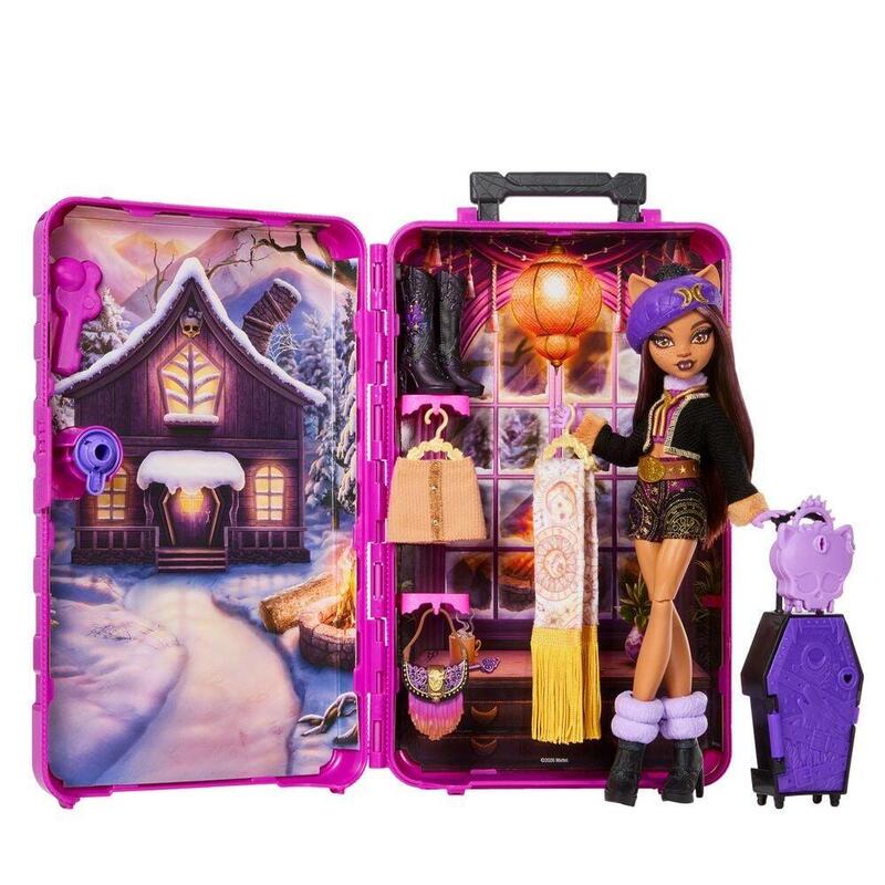 Muñeca Clawdeen Wolf Y Armario Skulltimate Secrets Monster High
