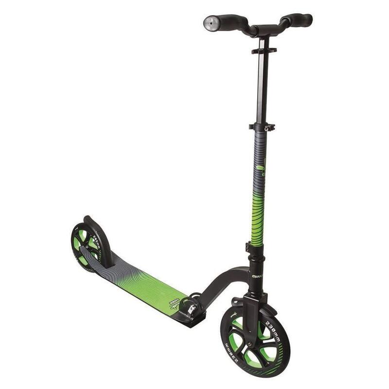 Muuwmi Aluminium Scooter Pro 230 Mm Sg Negro / Verde
