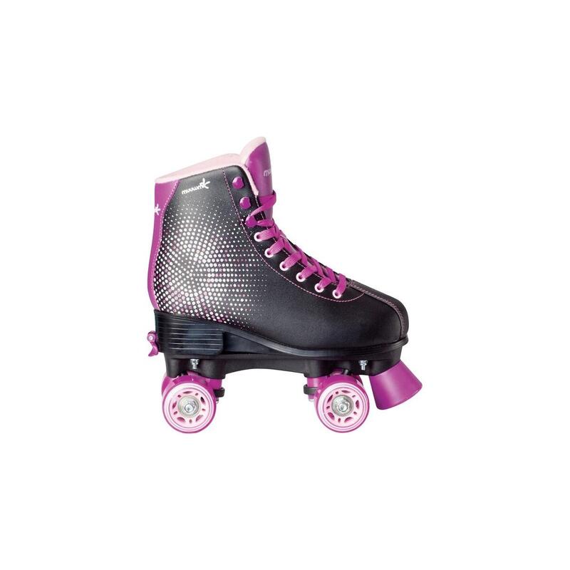 Muuwmi Roller Skates Disco Talla 35-38, Patines Violeta/Negro 4260341185460.0