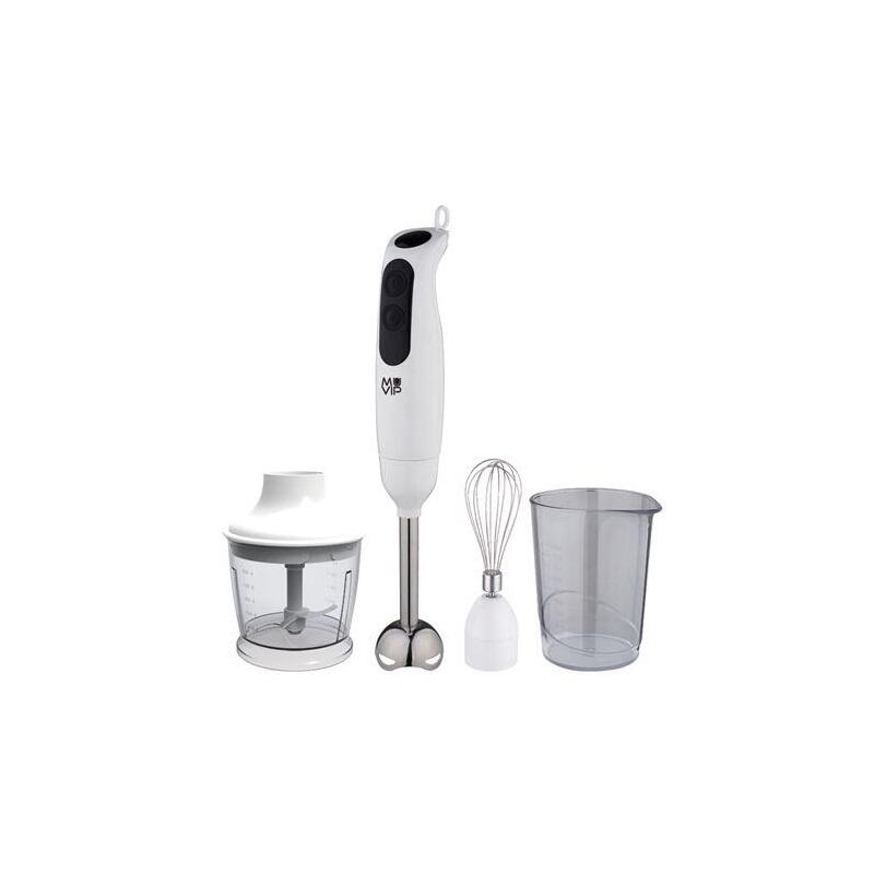 Muvip Batidora De Mano 500w + Accesorios - 2 Velocidades - Cuchilla De Acero Inoxidable - Termostato De Seguridad