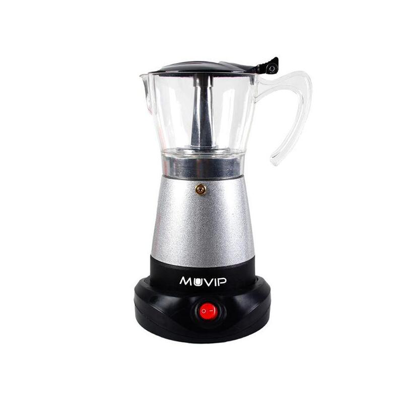 Muvip Cafetera De Goteo - Eléctrica - 480w - Calefactor Integrado - Contenedor Transparente - Capacidad Para 6 Tazas