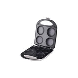 Muvip Crepera 1400w - Capacidad Para 4 Arepas De 10cm Aprox. - Recubrimiento Antiadherente - Asa Tacto Frio
