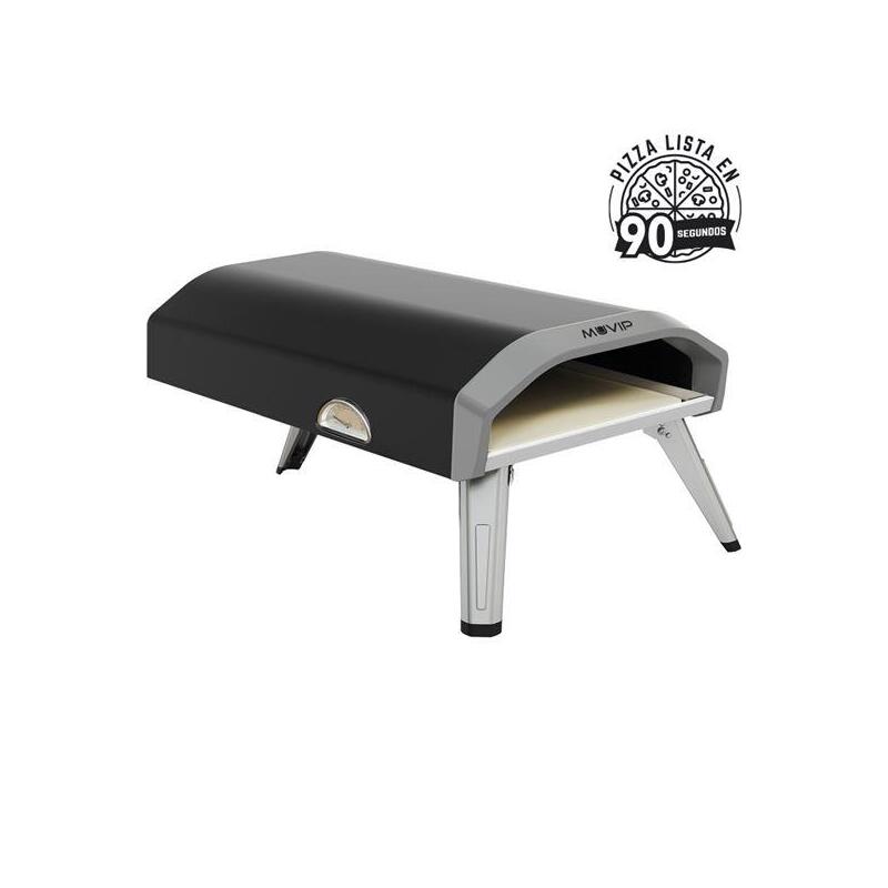 Muvip Horno De Gas Portatil Para Pizzas - Color Negro